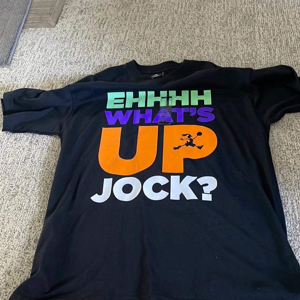 Air Jordan hare shoes matching t shirt XL